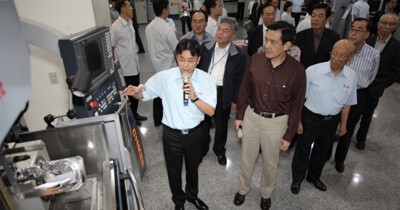 Press Release From The Industrial Bureau Of The Ministry Of Economic Affairs President Ma Visits Chmer Company